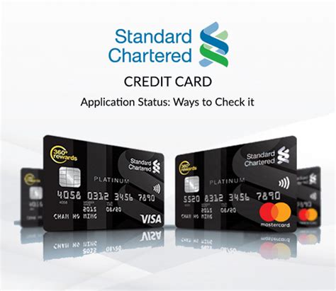 track standard chartered credit card